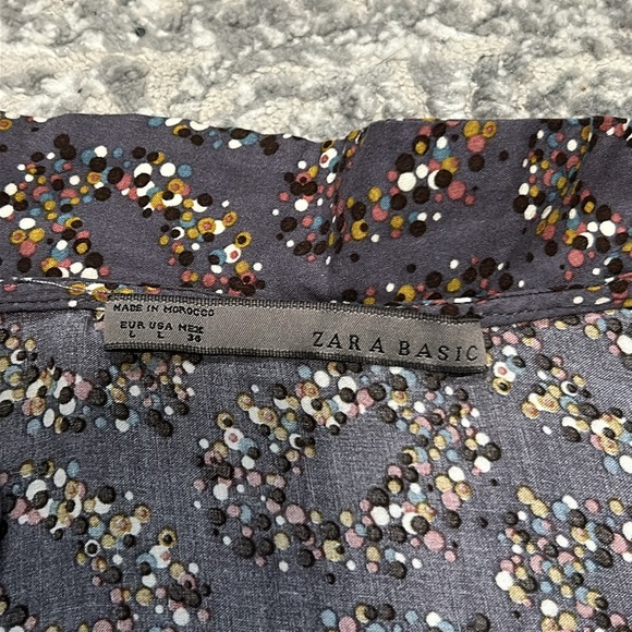 Zara Floral / polka dot pattern Boho Dress - Picture 7 of 8